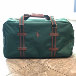 Small Green Polo Duffle Bag